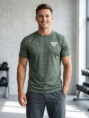 ActiveMesh Olive Performance Tee