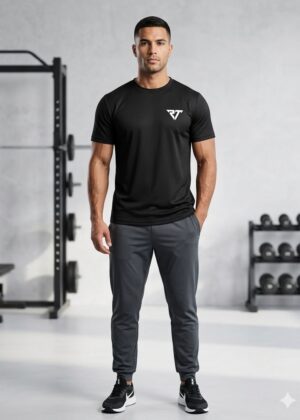 StealthFlex Black Training Tee