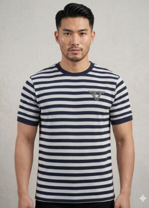 Midnight Coast Striped Tee